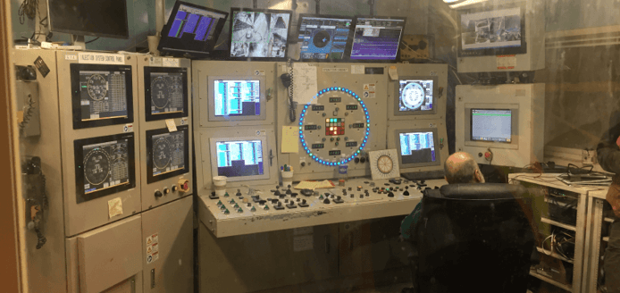 Control room of Bertha