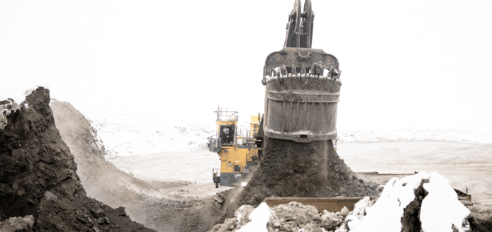 dragline excavator