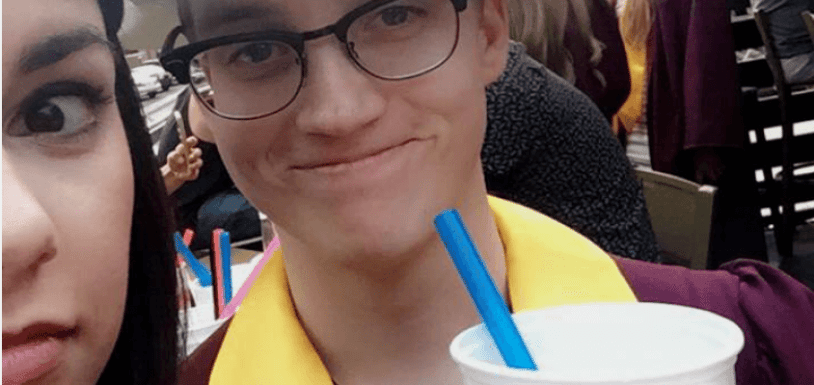 Aaron Witt and friend