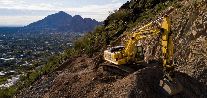 Komatsu excavator